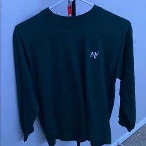 Little Big Dogs emerald green long sleeve t-shirt